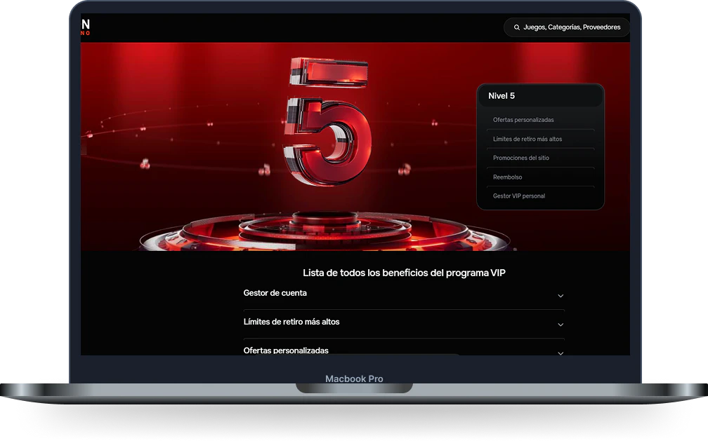 Programa VIP de cinco niveles con cashback en Revolution Casino